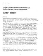 AC-83-04-3 — Uniform Outlet Test Methods and Ratings for Comfort and Energy Conservation