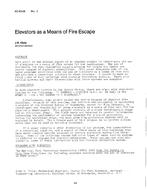 AC-83-08-2 — Elevators as a Means of Fire Escape