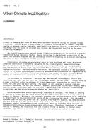 HO-82-04-2 — Urban Climate Modification