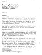 HO-82-06-4 — Predicting Particulate Air Quality in Recirculatory Ventilation Systems