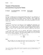 TO-82-08-2 — Trends of Residential Air-Conditioning Cyclic Tests