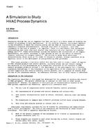 TO-82-06-1 — A Simulation to Study HVAC Process Dynamics