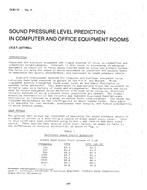 CI-81-12-4 — Sound Pressure Level Prediction in Computer and Office Equipment Rooms