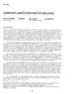 2596 — Comfort Limits for Heated Ceilings