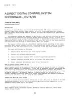 LA-80-10-4 — A Direct Digital Control System in Cornwall, Ontario