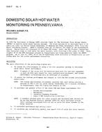 CI-81-07-4 — Domestic Solar Hot Water Monitoring in Pennsylvania