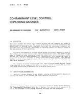DV-80-05-3 (RP-223) — Contaminant Level Control in Parking Garages