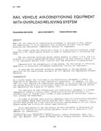 2605 — Rail Vehicle Air-Conditioning Equipment with Overload Relieving System