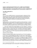 LA-80-02-1 — New Horizons for 55-74: Implications for Energy Conservation and Comfort