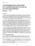 CI-81-06-3 — A Compressor Simulation Model with Corrections for the Level of Suction Gas Superheat
