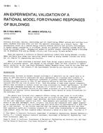 DV-80-04-1 — An Experimental Validation of a Rational Model for Dynamic Responses of Buildings