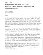 LA-80-12-3 — Heat Pump Centered Heating and Cooling Utilizing Wastewater Heat Recovery