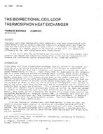 2588 (RP-188) — The Bidirectional Coil Loop Thermosiphon Heat Exchanger