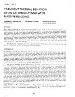 DV-80-04-2 — Transient Thermal Behavior of an Externally Insulated Massive Building