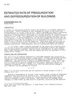 LA-2571 — Estimated Rate of Pressurization and Depressurization of Buildings