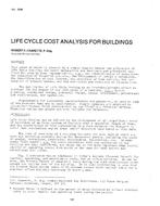 2598 — Life Cycle Cost Analysis for Buildings