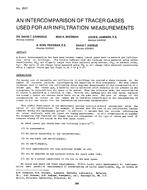 LA-2572 — An Intercomparison of Tracer Gases Used for Air Infiltration Measurements