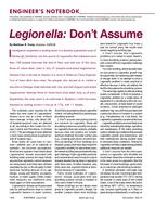 Engineer's Notebook: Legionella: Don't Assume