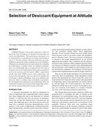 SA-12-019 — (RP-1339) Selection of Desiccant Equipment at Altitude