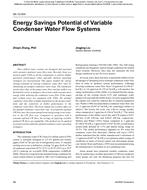SA-12-004 — Energy Savings Potential of Variable Condenser Water Flow Systems