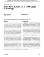 SA-12-012 — (RP-1390) Short-Term Curtailment of HVAC Loads in Buildings