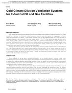 Cold Climate Dilution Ventilation Systems for Industrial Oil and Gas Facilities