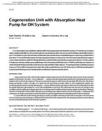 Cogeneration Unit with Absorption Heat Pump for DH System