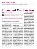 IAQ Applications: Unvented Combustion