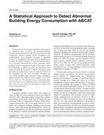 DA-13-005 — A Statistical Approach to Detect Abnormal Building Energy Consumption with ABCAT
