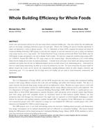 DA-13-C008 — Whole Building Efficiency for Whole Foods