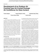 DA-13-015 — Development of an Outdoor Air Cooling-Type Air-Cooled Package Air Conditioner for Data Centers