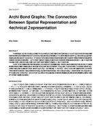 DA-13-C017 — Archi Bond Graphs: The Connection Between Spatial Representation and Technical Representation
