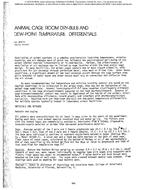 BO-75-08-3 — Animal Cage Room Dry-Bulb and Dew-Point Temperature Differentials