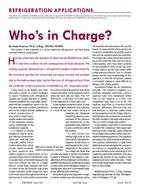 Refrigeration Applications: Who's in Charge?