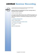 Seminar 25 — When Is the Load Not What You Think? The Radiant Effect of Non-uniform Surface Temperatures