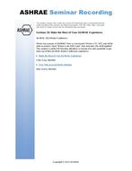 Seminar 29 — Make the Most of Your ASHRAE Experience