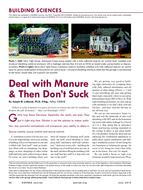 Building Sciences: Deal with Manure & Then Don't Suck