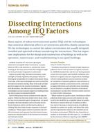 Dissecting Interactions Among IEQ Factors