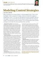 Energy Modeling: Modeling Control Strategies