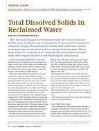 Total Dissolved Solids in Reclaimed Water