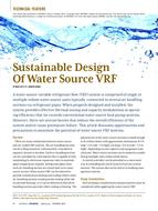 Sustainable Design of Water Source VRF