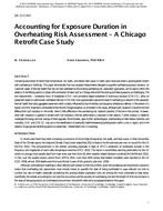 DE-13-C001 — Accounting for Exposure Duration in Overheating Risk Assessment – A Chicago Retrofit Case Study