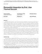 DE-13-C025 — Renewable Integration by End-Use Thermal Devices
