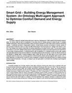 DE-13-C008 — Smart Grid – Building Energy Management System: An Ontology Multi-Agent Approach to Optimize Comfort, Demand, and Energy Supply