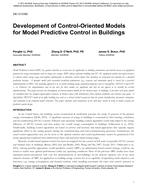 DE-13-C082 — Development of Control-Oriented Models for Model Predictive Control in Buildings