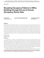 DE-13-C079 — Revealing Occupancy Patterns in Office Buildings through the Use of Annual Occupancy Sensor Data