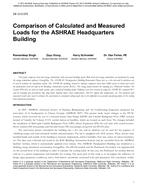 DE-13-C074 — Comparison of Calculated and Measured Loads for the ASHRAE Headquarters Building
