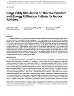 DE-13-C053 — Large Eddy Simulation of Thermal Comfort and Energy Utilization Indices for Indoor Airflows