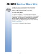 Seminar 42 — The Commissioning Process Standard