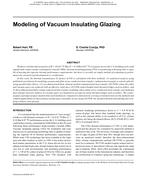 Modeling of Vacuum Insulating Glazing
